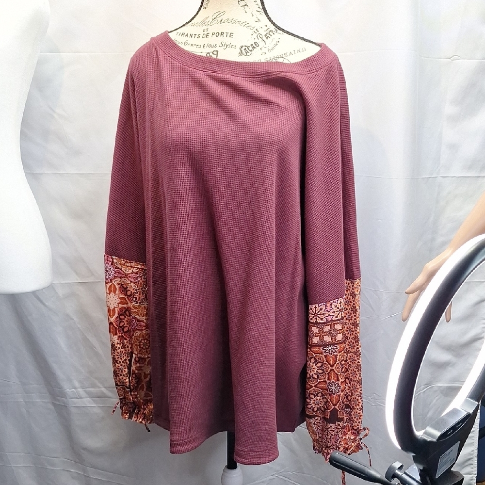 Pink Oversized Boxy Blouse